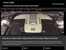 Tablet Screenshot of jamesleighservices.co.uk